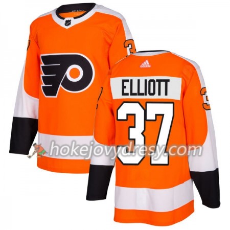Pánské Hokejový Dres Philadelphia Flyers Brian Elliott 37 Adidas 2017-2018 Oranžová Authentic